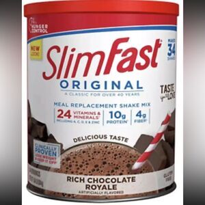 SlimFast Original Chocolate Royale Shake Mix (12.83 oz.) exp 2026